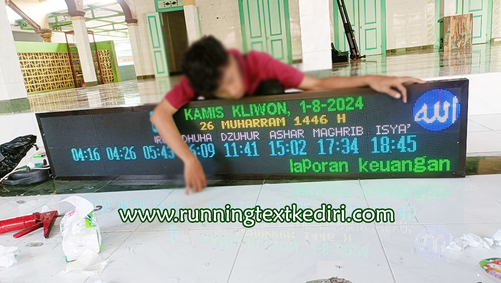 <p>Pemebenahan jadwal sholat bagi anda saat ini sangat di butuhkan jika barang anda terjadi kerusakan atau membutuhkan pembenahan apabila tidak berfungsi dengan baik, kami bisa mengatasi pembenahan jadwal sholat yang anda gunakan saat ini, dengan begitu bila selesai pembenahan barang anda akan berfungsi dengan baik seperti semula, harga yang kami berikan juga murah.</p>